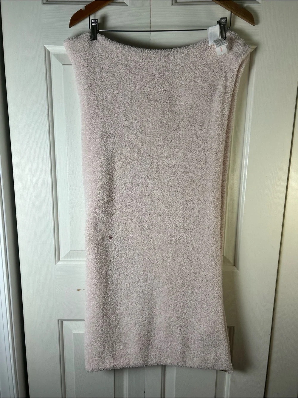 Bearpaw Pink Bunny Rabbit Face Baby Blanket Sweater Knit Soft Chenille Lovey